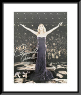 Celine Dion signed photo